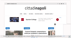 Desktop Screenshot of cittadinapoli.com