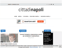 Tablet Screenshot of cittadinapoli.com